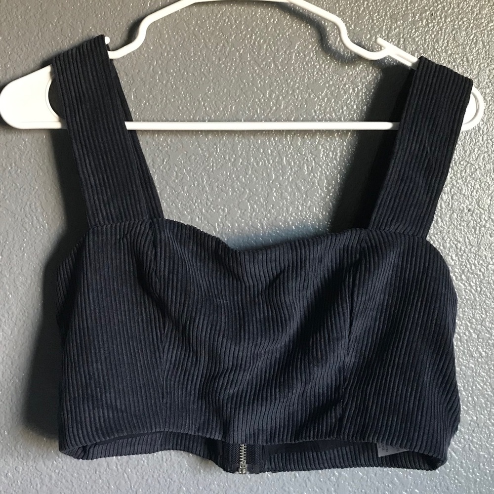 corduroy crop top